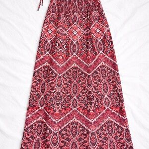 ✨ Cynthia Rowley Boho Print Maxi Skirt – Size XS